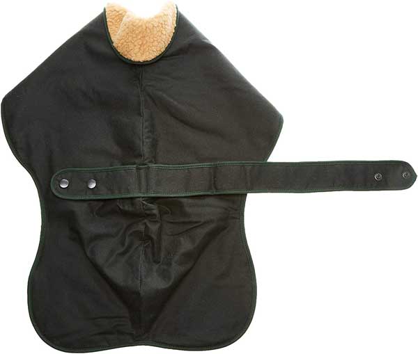 Manteau En Polaire Pour Lévrier Taille M - Bleu Foncé - Confortable, Chaud, Col Montant - Pour Lévriers, Whippets, Lévriers Italiens