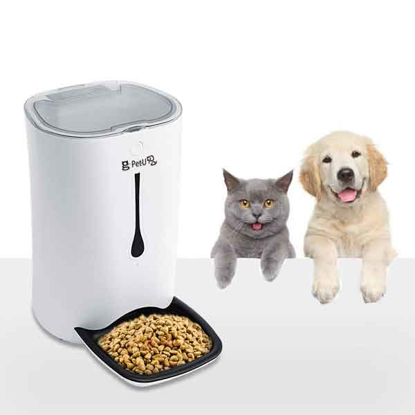 Distributeur de croquettes secteur et piles